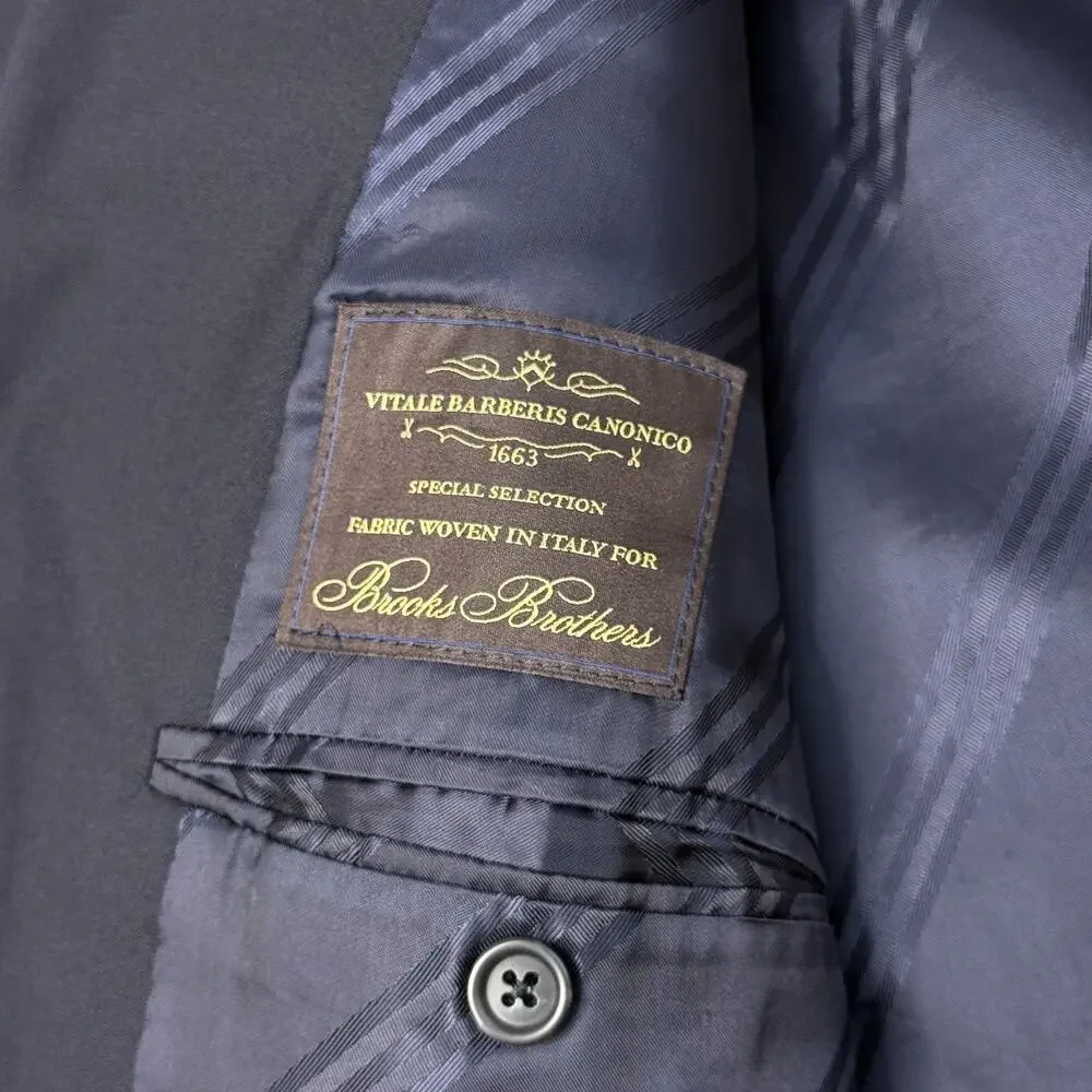 Brooks Brothers 1818 Madison Suit Jacket Mens 54R Navy VBC Italian Wool Blazer